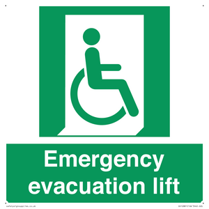 Emergency evacuation lift